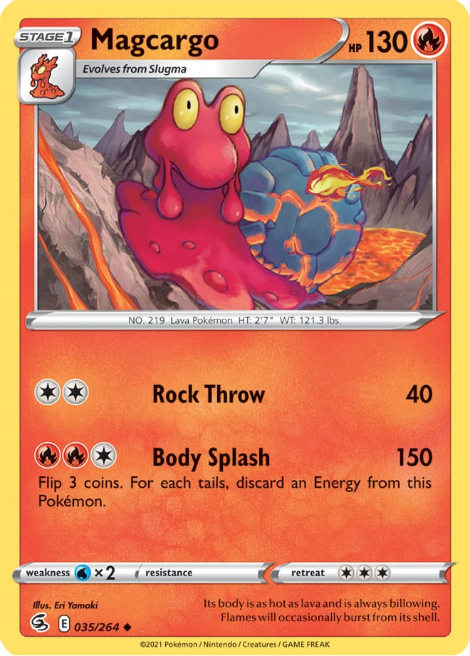 Magcargo - Fusion Strike 035/264 - Uncommon