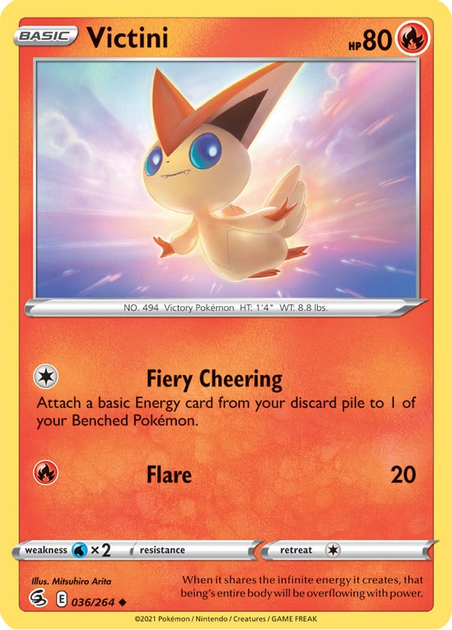 Victini - Fusion Strike 036/264 - Uncommon