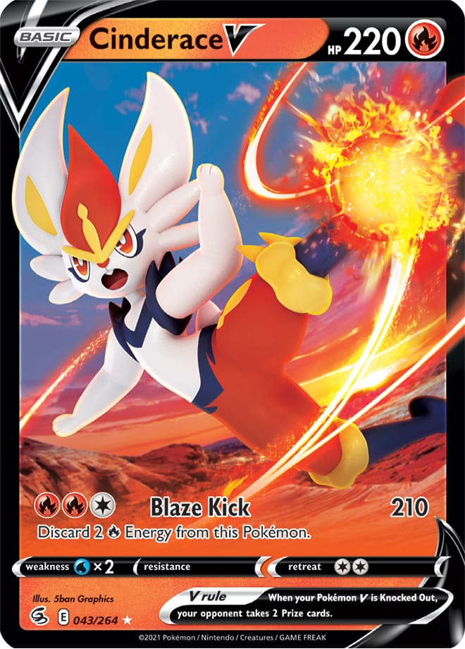Cinderace V - Fusion Strike 043/264 - Ultra Rare