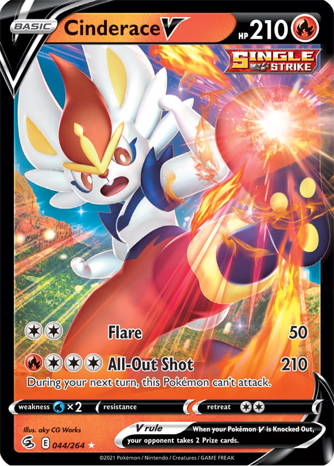 Cinderace V - Fusion Strike 044/264 - Ultra Rare