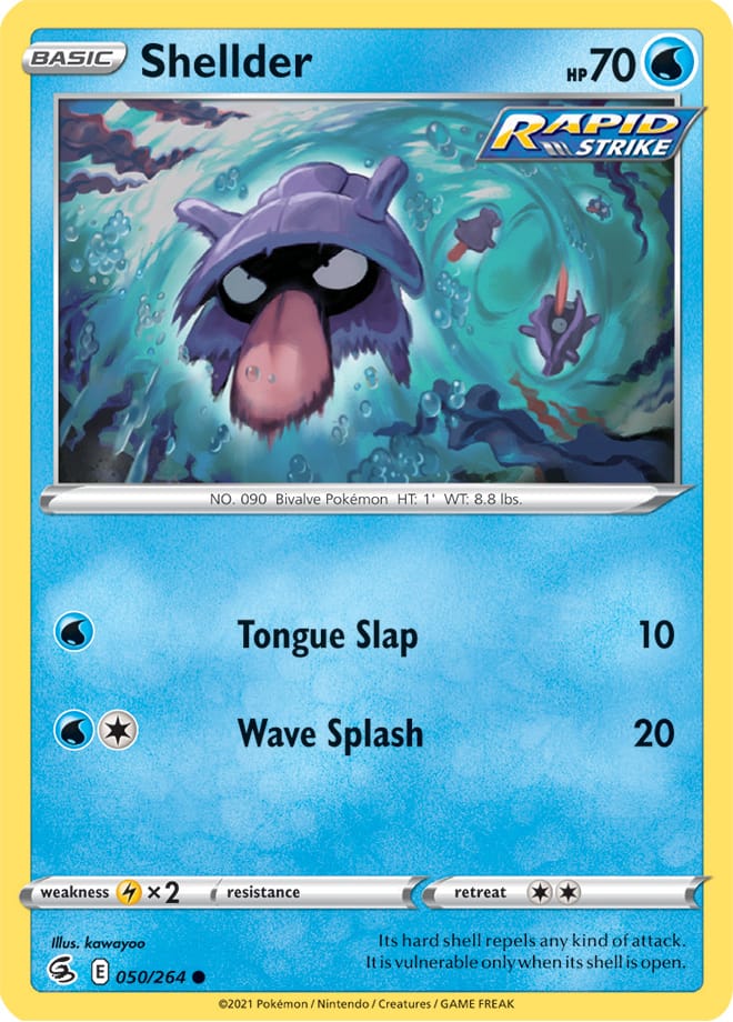 Shellder - Fusion Strike 050/264 - Common