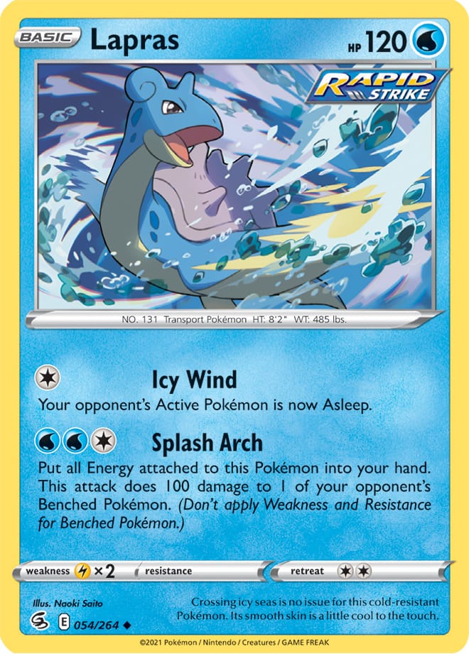 Lapras - Fusion Strike 054/264 - Uncommon