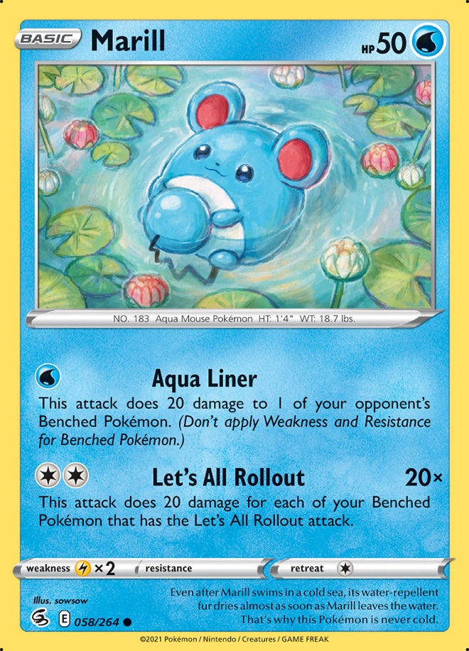 Marill - Fusion Strike 058/264 - Common