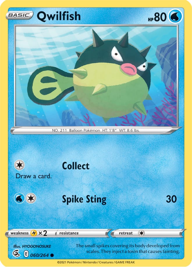 Qwilfish - Fusion Strike 060/264 - Common