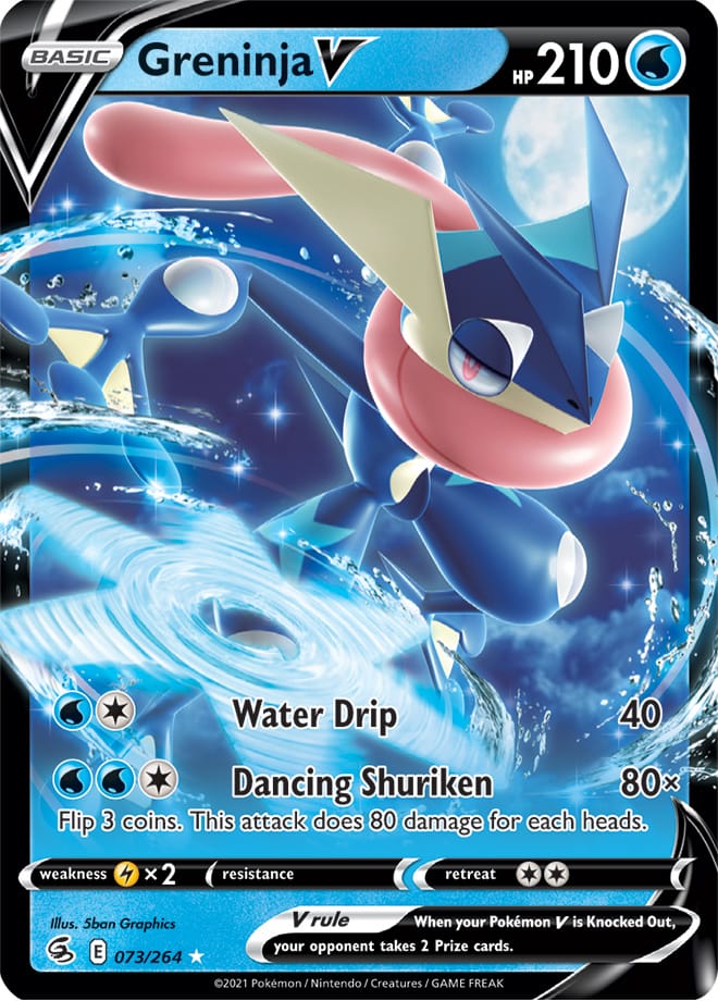 Greninja V - Fusion Strike 073/264 - Ultra Rare