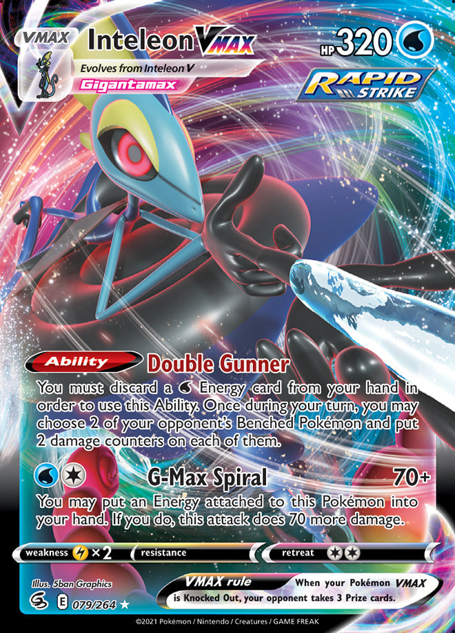 Inteleon VMAX - Fusion Strike 079/264 - Ultra Rare