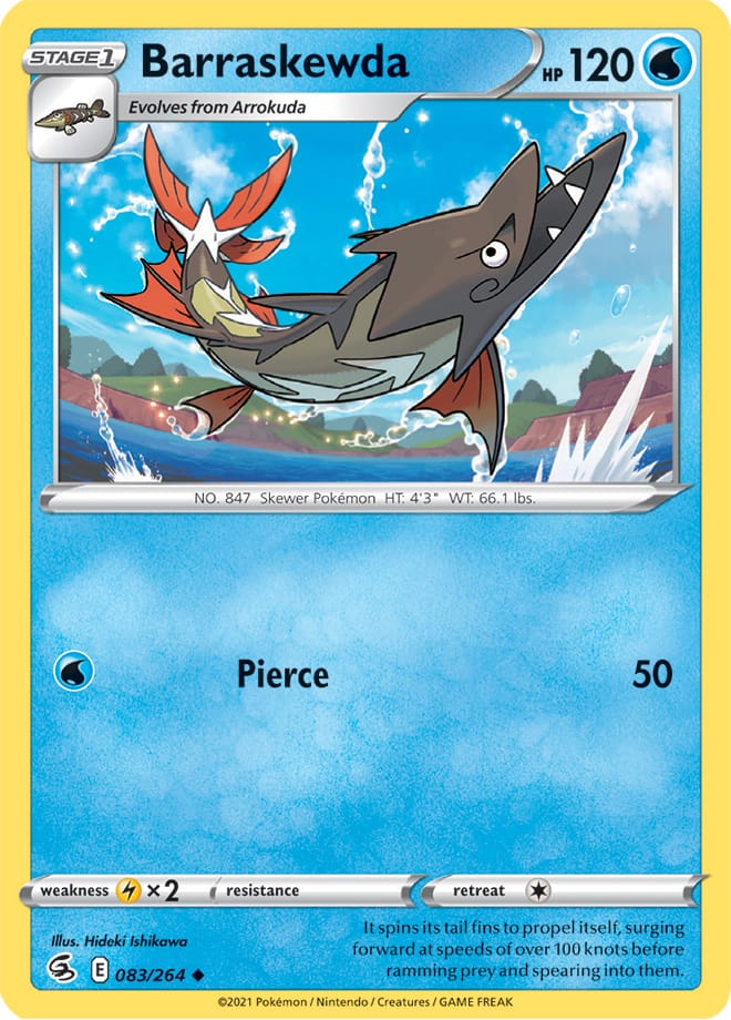 Barraskewda - Fusion Strike 083/264 - Uncommon