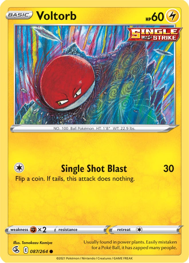 Voltorb - Fusion Strike 087/264 - Common