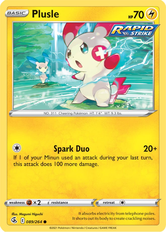 Plusle - Fusion Strike 089/264 - Common