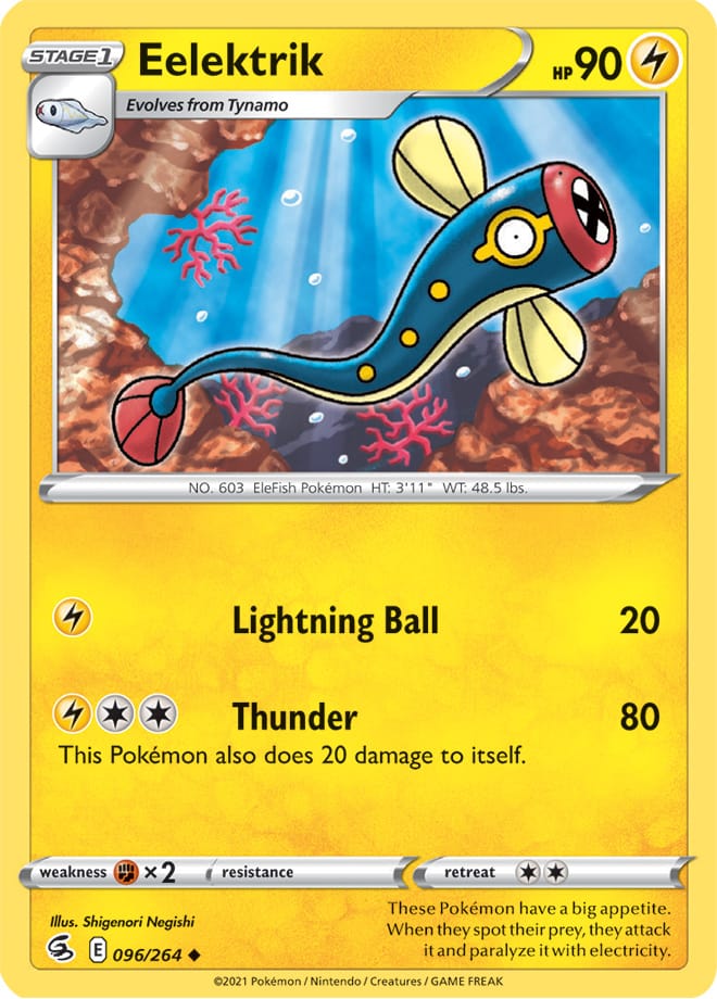 Eelektrik - Fusion Strike 096/264 - Uncommon
