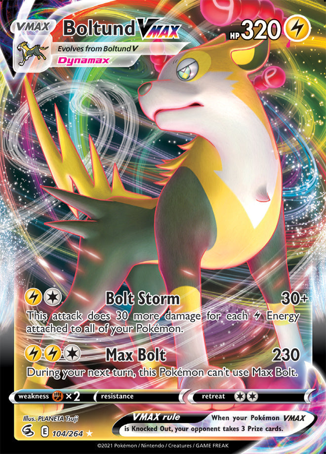 Boltund VMAX - Fusion Strike 104/264 - Ultra Rare