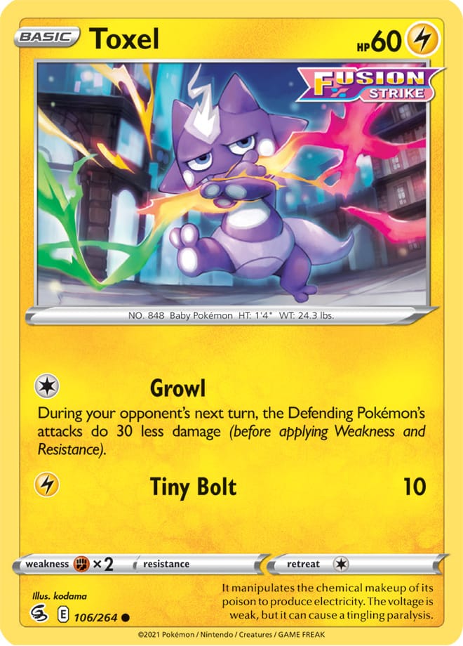 Toxel - Fusion Strike 106/264 - Common