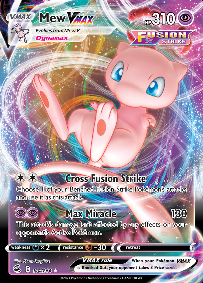 Mew VMAX - Fusion Strike 114/264 - Ultra Rare