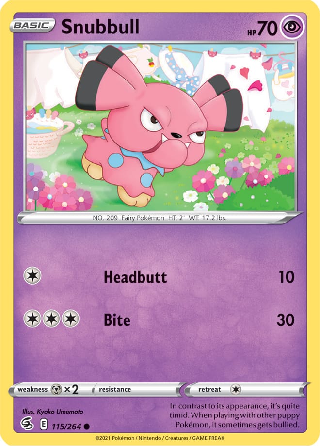 Snubbull - Fusion Strike 115/264 - Common