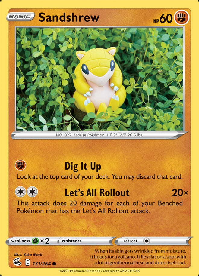 Sandshrew - Fusion Strike 131/264 - Common