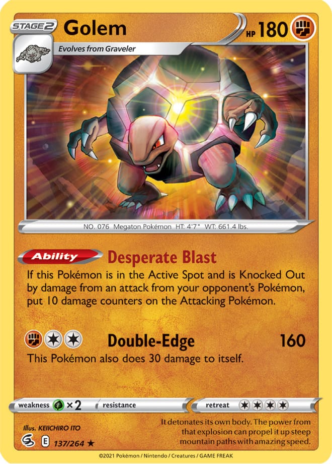 Golem - Fusion Strike 137/264 - Rare