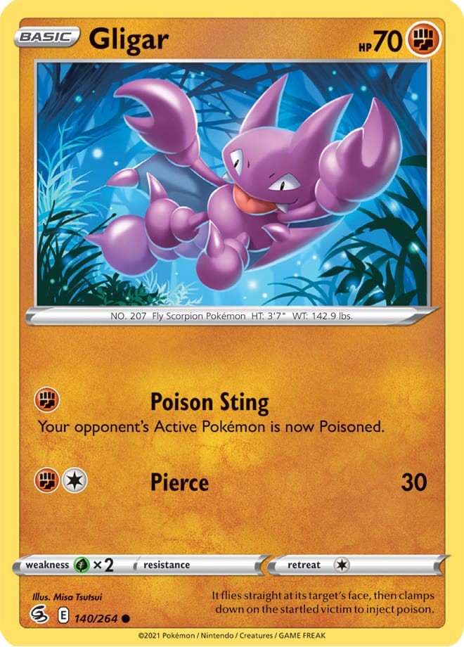 Gligar - Fusion Strike 140/264 - Common