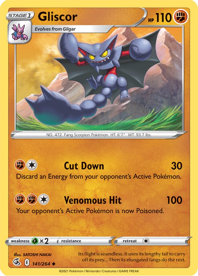 Gliscor - Fusion Strike 141/264 - Uncommon