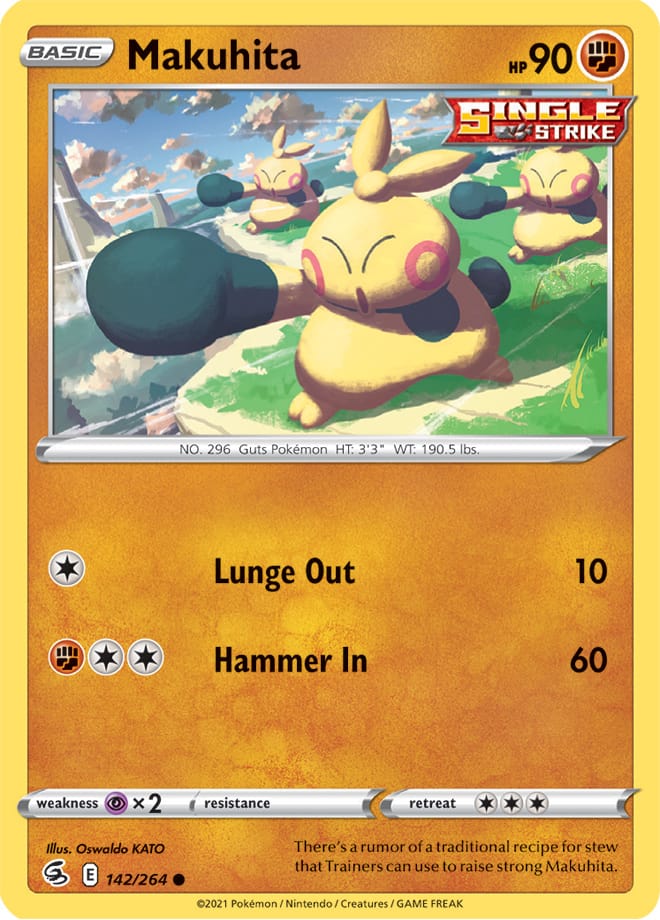 Makuhita - Fusion Strike 142/264 - Common