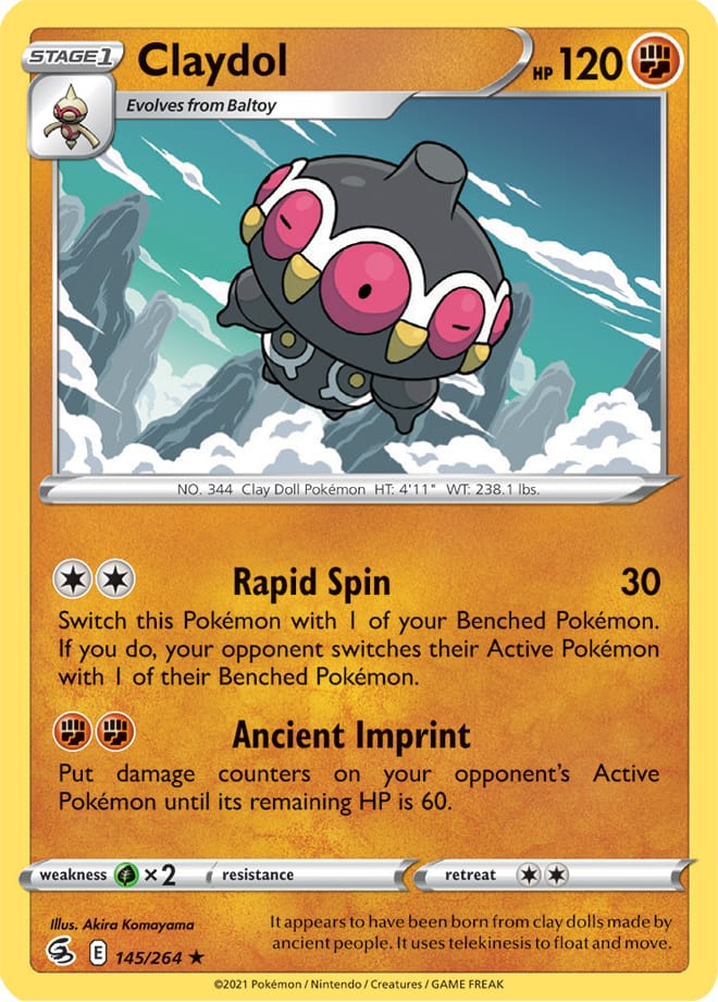 Claydol - Fusion Strike 145/264 - Rare