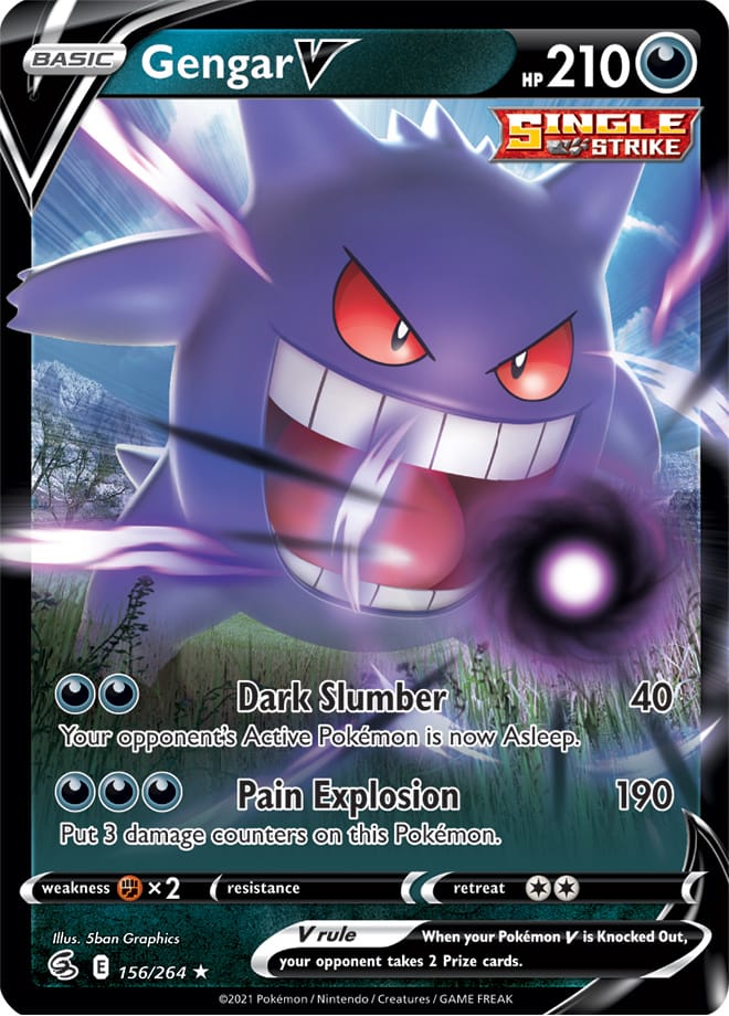 Gengar V - Fusion Strike 156/264 - Ultra Rare