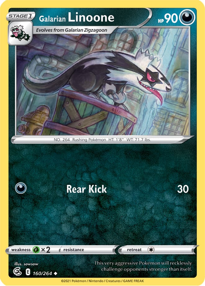 Galarian Linoone - Fusion Strike 160/264 - Uncommon