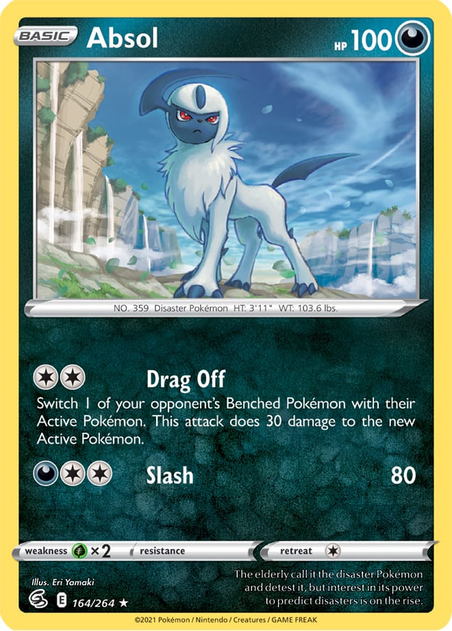 Absol - Fusion Strike 164/264 - Rare