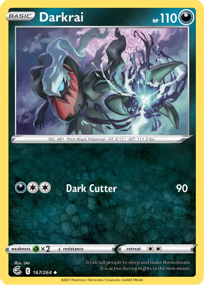 Darkrai - Fusion Strike 167/264 - Uncommon