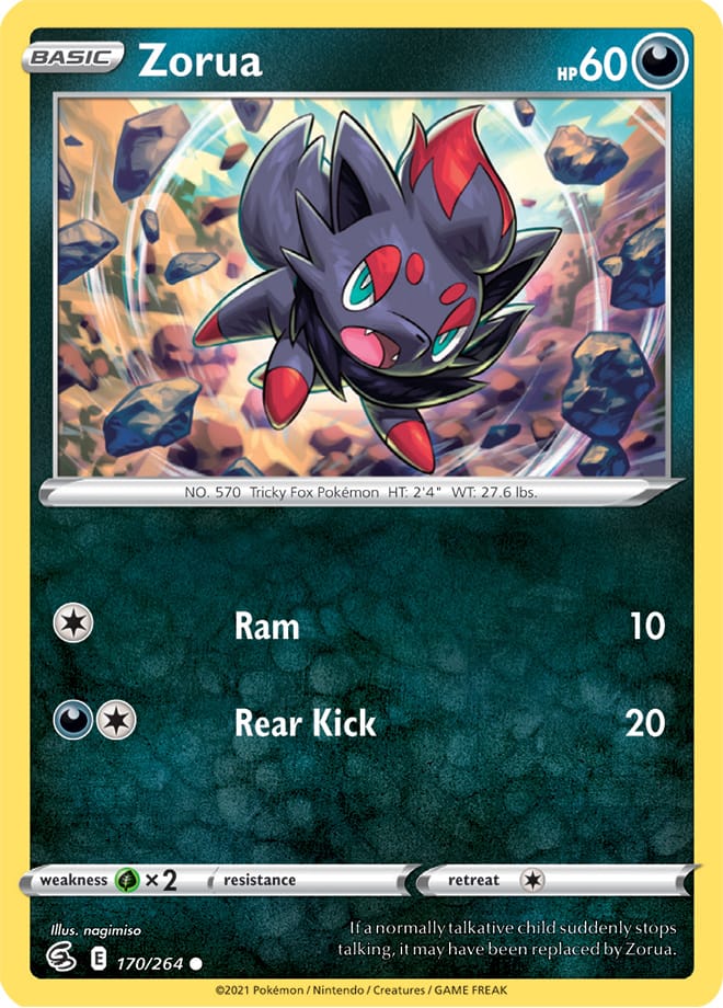 Zorua - Fusion Strike 170/264 - Common