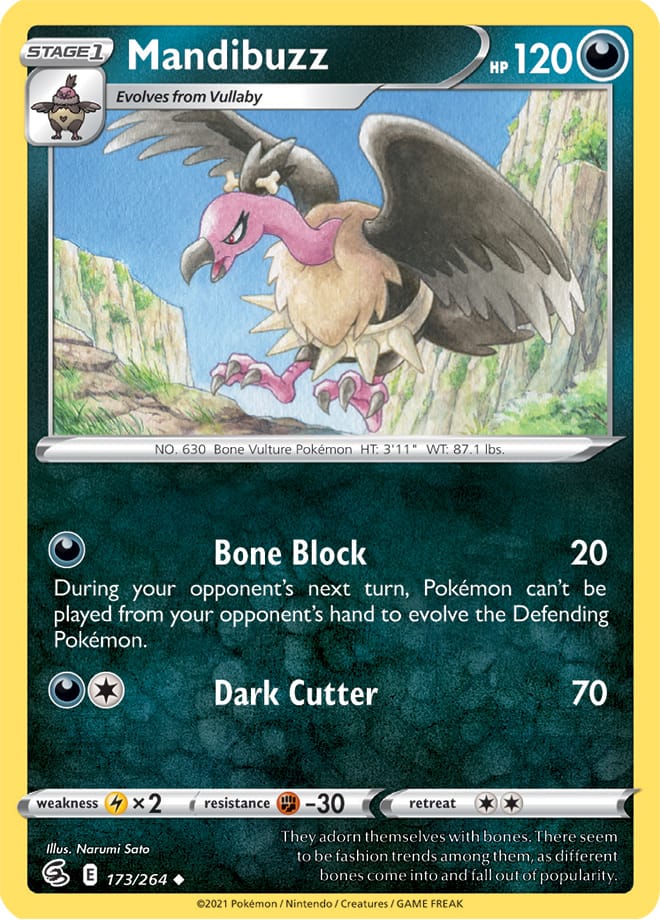 Mandibuzz - Fusion Strike 173/264 - Uncommon