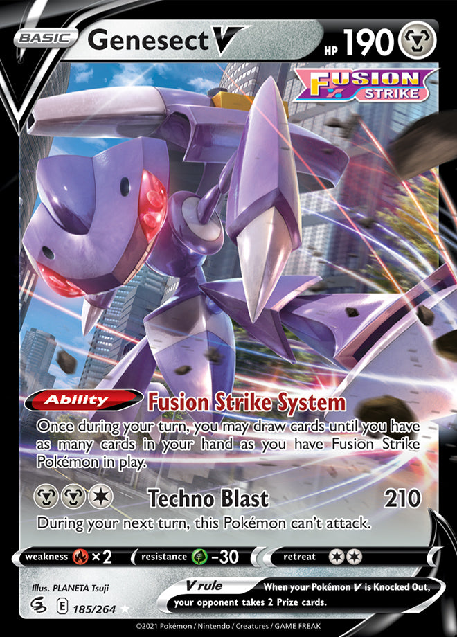 Genesect V - Fusion Strike 185/264 - Ultra Rare