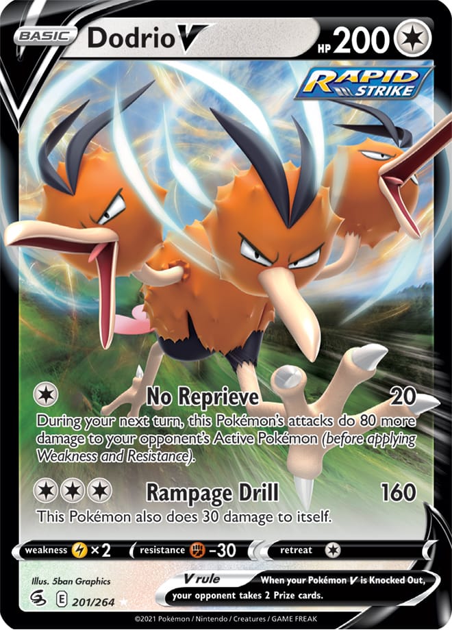 Dodrio V - Fusion Strike 201/264 - Ultra Rare