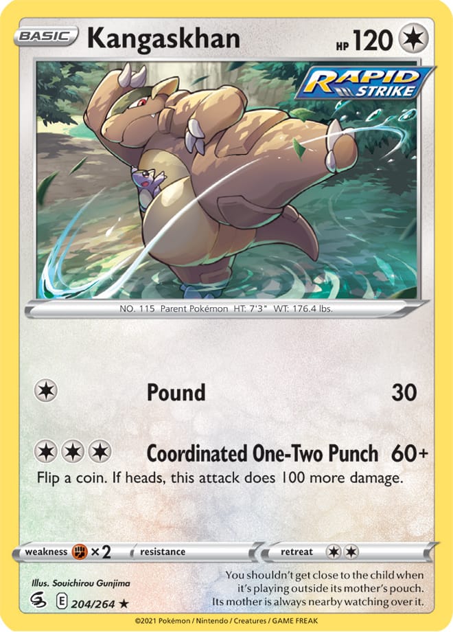 Kangaskhan - Fusion Strike 204/264 - Rare