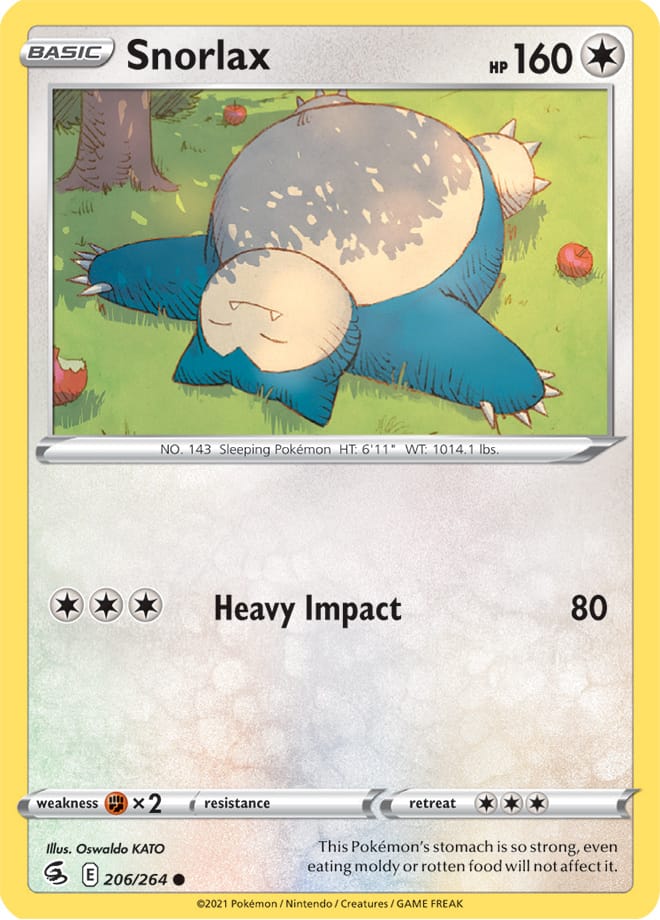Snorlax - Fusion Strike 206/264 - Common
