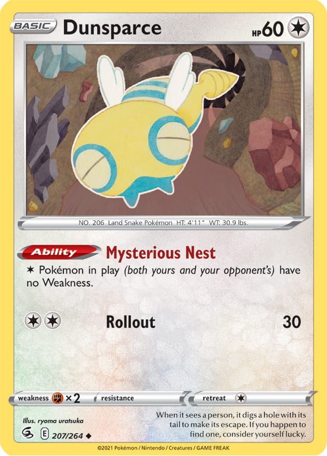 Dunsparce - Fusion Strike 207/264 - Uncommon