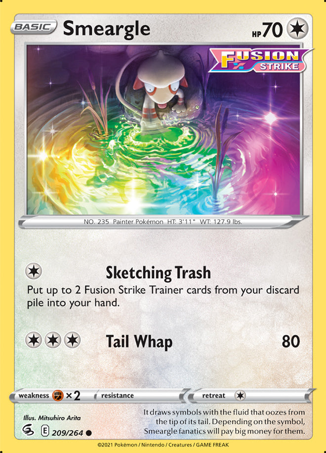 Smeargle - Fusion Strike 209/264 - Common