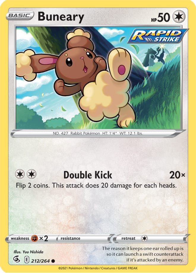 Buneary - Fusion Strike 212/264 - Common