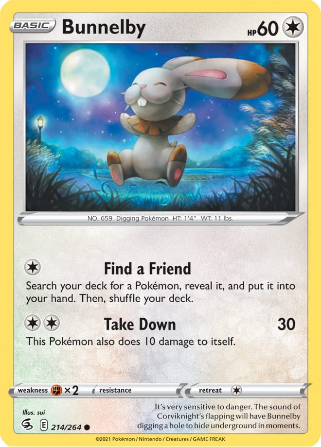 Bunnelby - Fusion Strike 214/264 - Common
