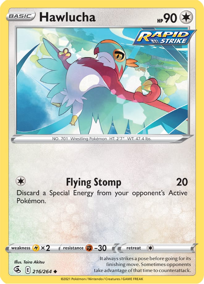 Hawlucha - Fusion Strike 216/264 - Uncommon