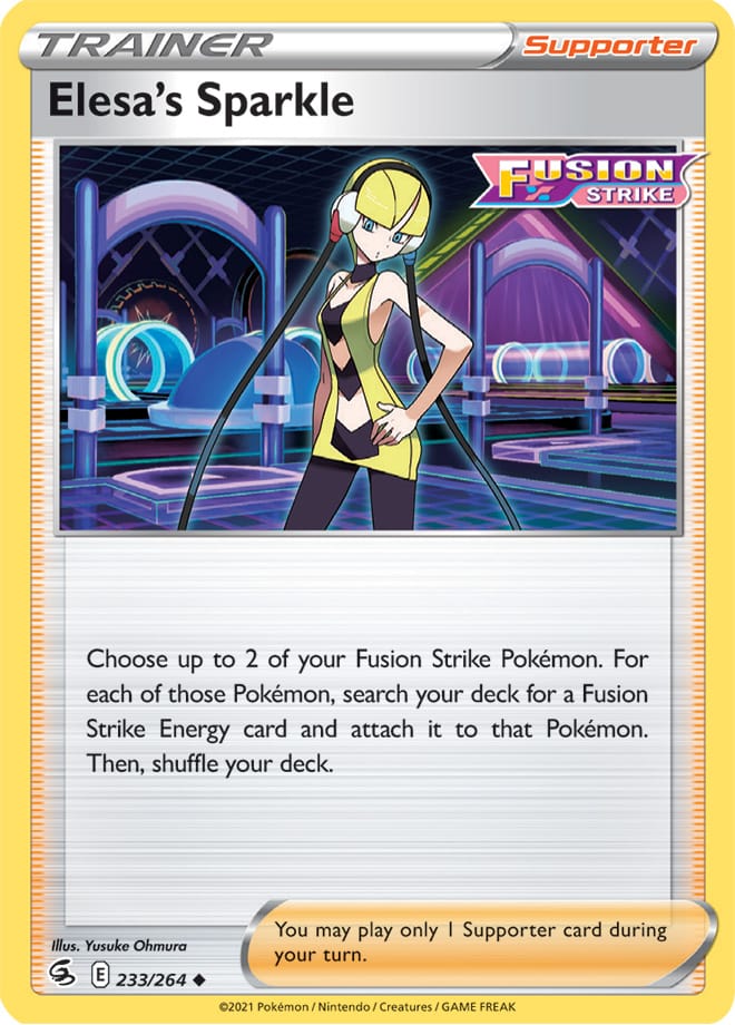 Elesa's Sparkle - Fusion Strike 233/264 - Uncommon