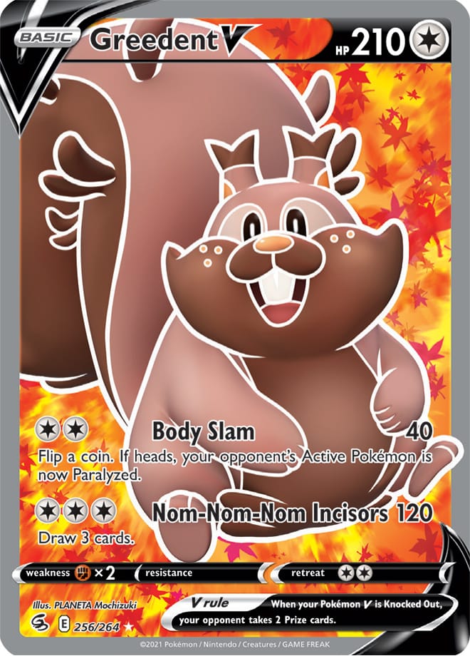 Greedent V - Fusion Strike 256/264 - Full Art