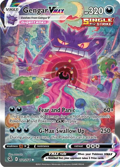 Gengar VMAX - Fusion Strike 271/264 - Alternate Art