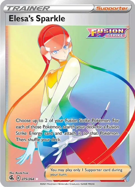 Elesa's Sparkle - Fusion Strike 275/264 - Secret Rare