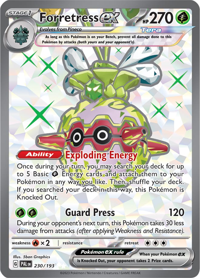 Forretress ex - Paldea Evolved 230/193 - Full Art