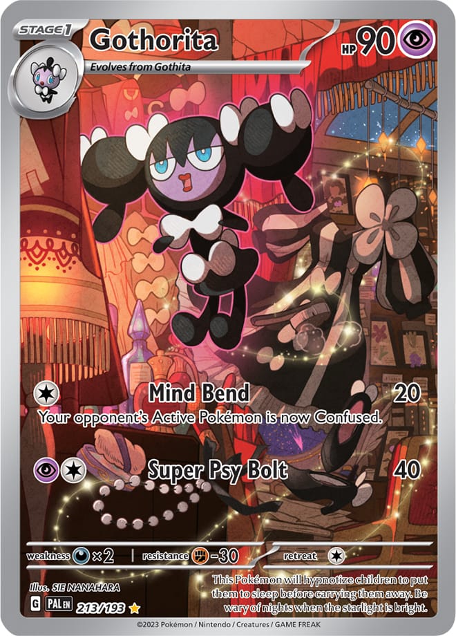 Gothorita - Paldea Evolved 213/193 - Illustration Rare