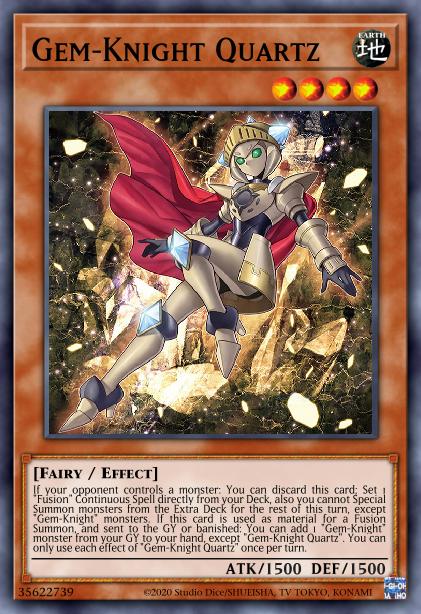 Gem-Knight Quartz - MP23-EN123 - 1st Edition - Common