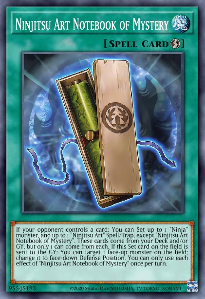 Ninjitsu Art Notebook of Mystery - MP23-EN201 - 1st Edition - Common