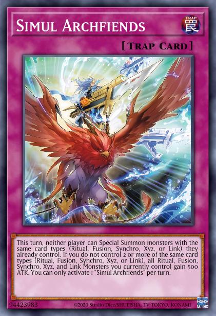 Simul Archfiends - MP23-EN213 - 1st Edition - Common