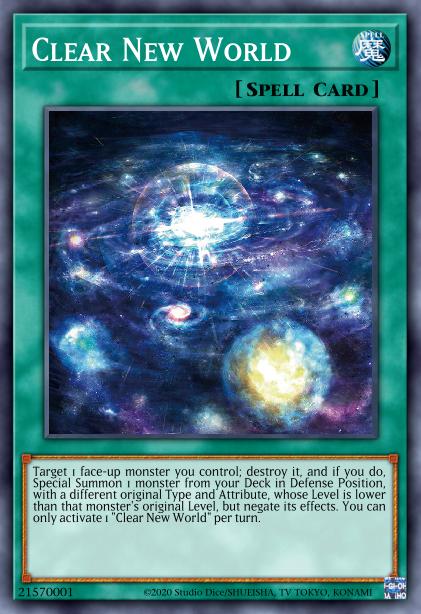 Clear New World - MP23-EN034 - 1st Edition - Rare