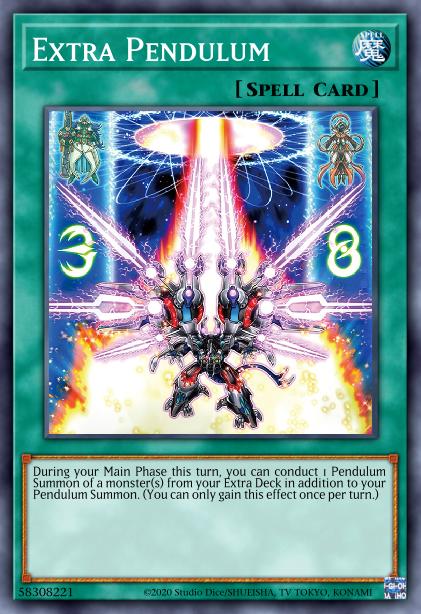 Extra Pendulum - MP23-EN090 - 1st Edition - Rare